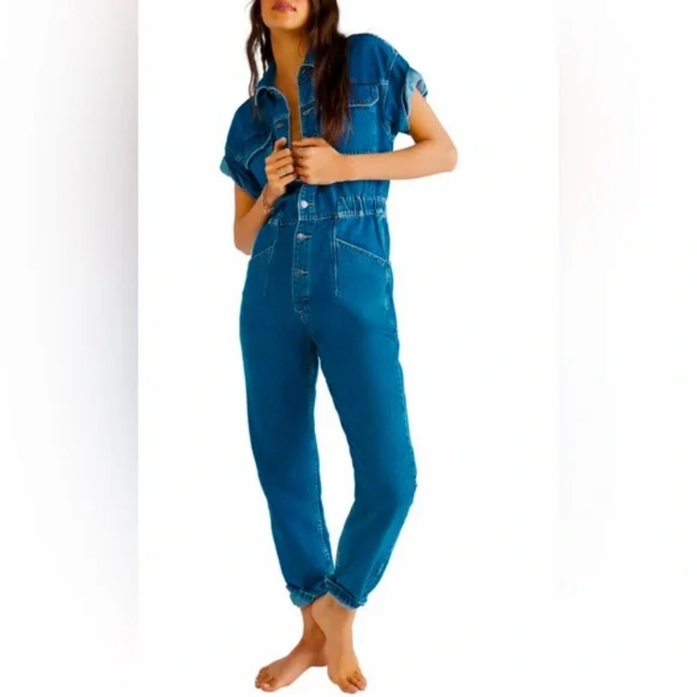 Free People Marci Coverall Jumpsuit